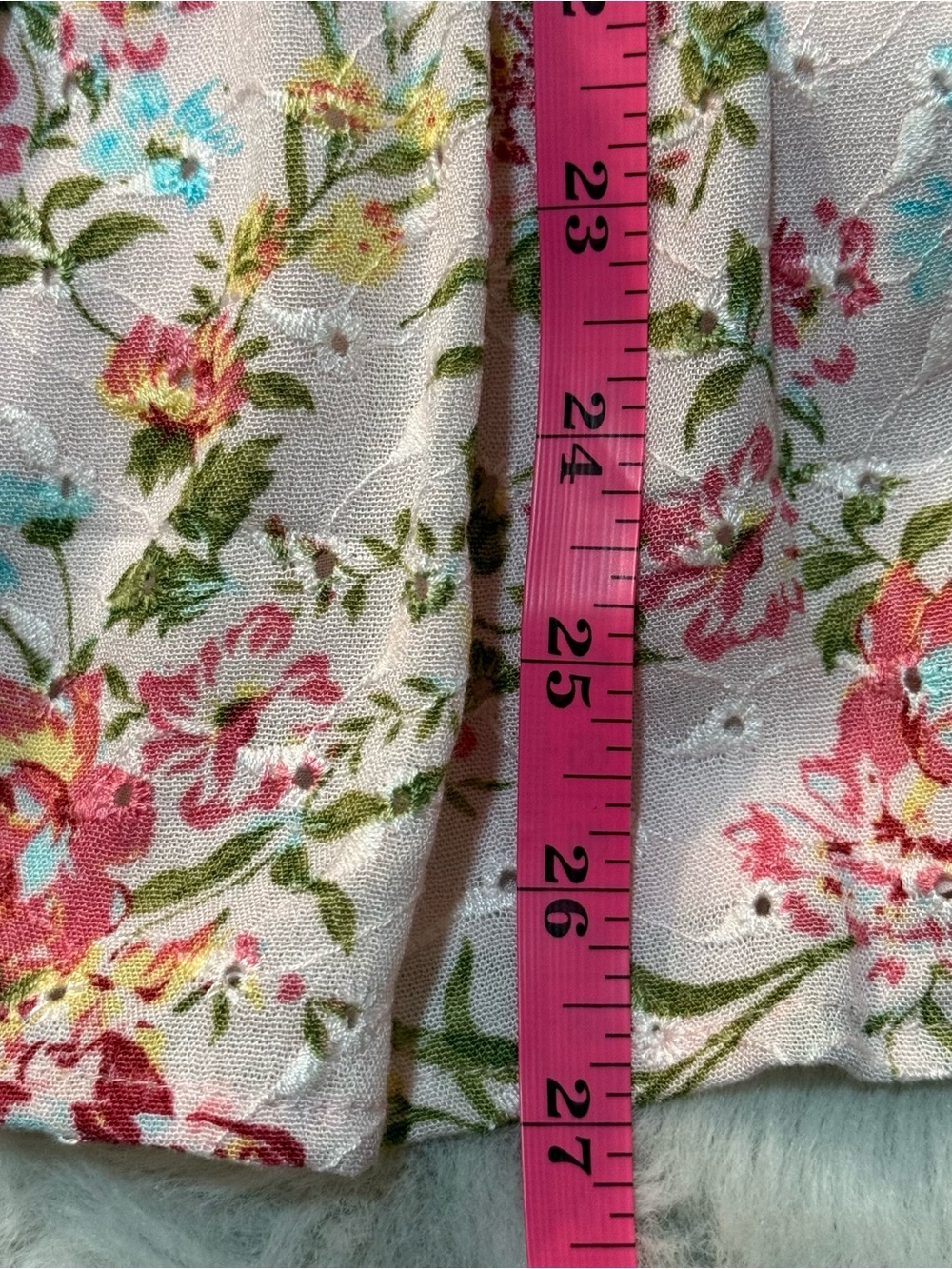 Rewind Pink Floral Smocked Tiered Mini Dress - Picture 6 of 7